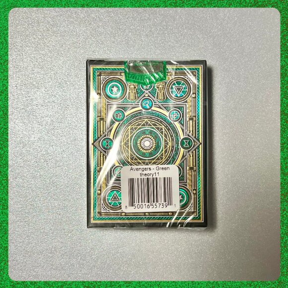 Theory 11 x Avengers Green Edition Playing Cards NIB/NWT - Picture 6 of 6